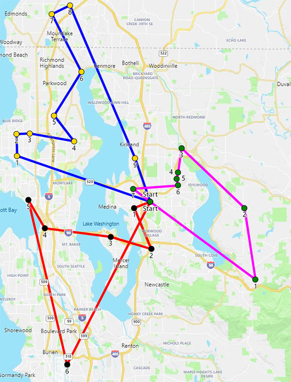 Bing Maps Multi-itinerary Optimization – Automate And Optimize Route ...