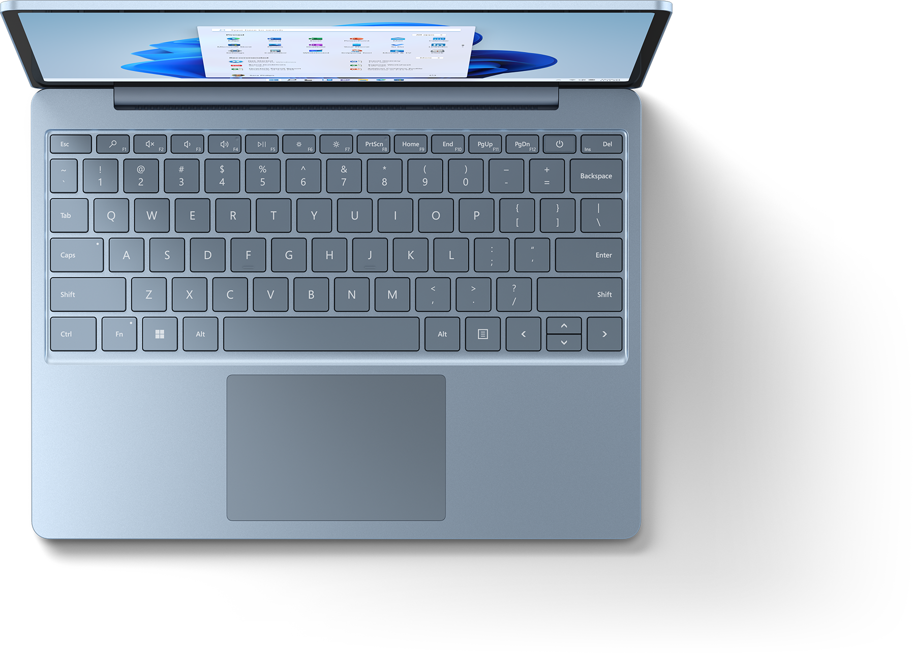Replacement Keyboard With Fingerprint Reader for Surface Laptop Go 2 - Ice Blue