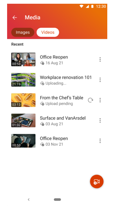 office Mobile Video Creation