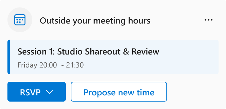 Meetings Out of Routine