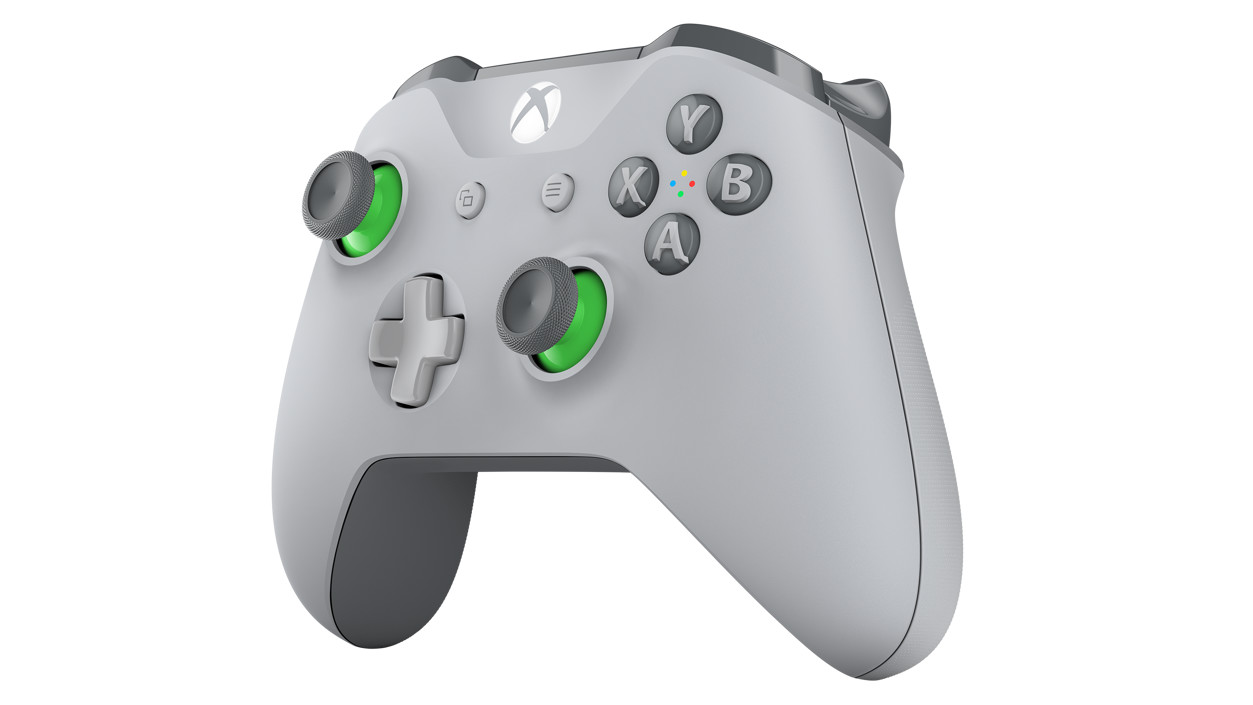 Xbox ワイヤレスコントローラー (グレー / グリーン) - Microsoft