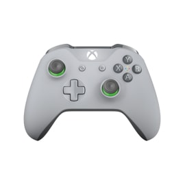 Comando Sem Fios Xbox - Cinzento e Verde