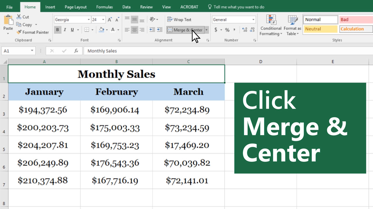 Why can't i unmerge cells in excel