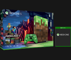 Xbox One S 1TB Console - Minecraft Limited Edition Bundle + Free Game of Choice