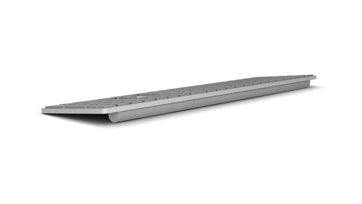 Back right angled view of Surface Keyboard.