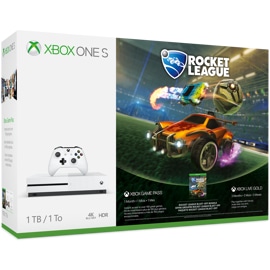 Xbox One S 1TB -konsoli – Rocket League Blast-Off -paketti