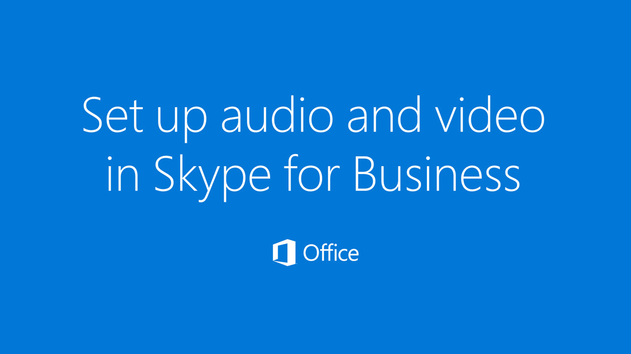 Skype for Business のオーディオ デバイス オプションを設定する