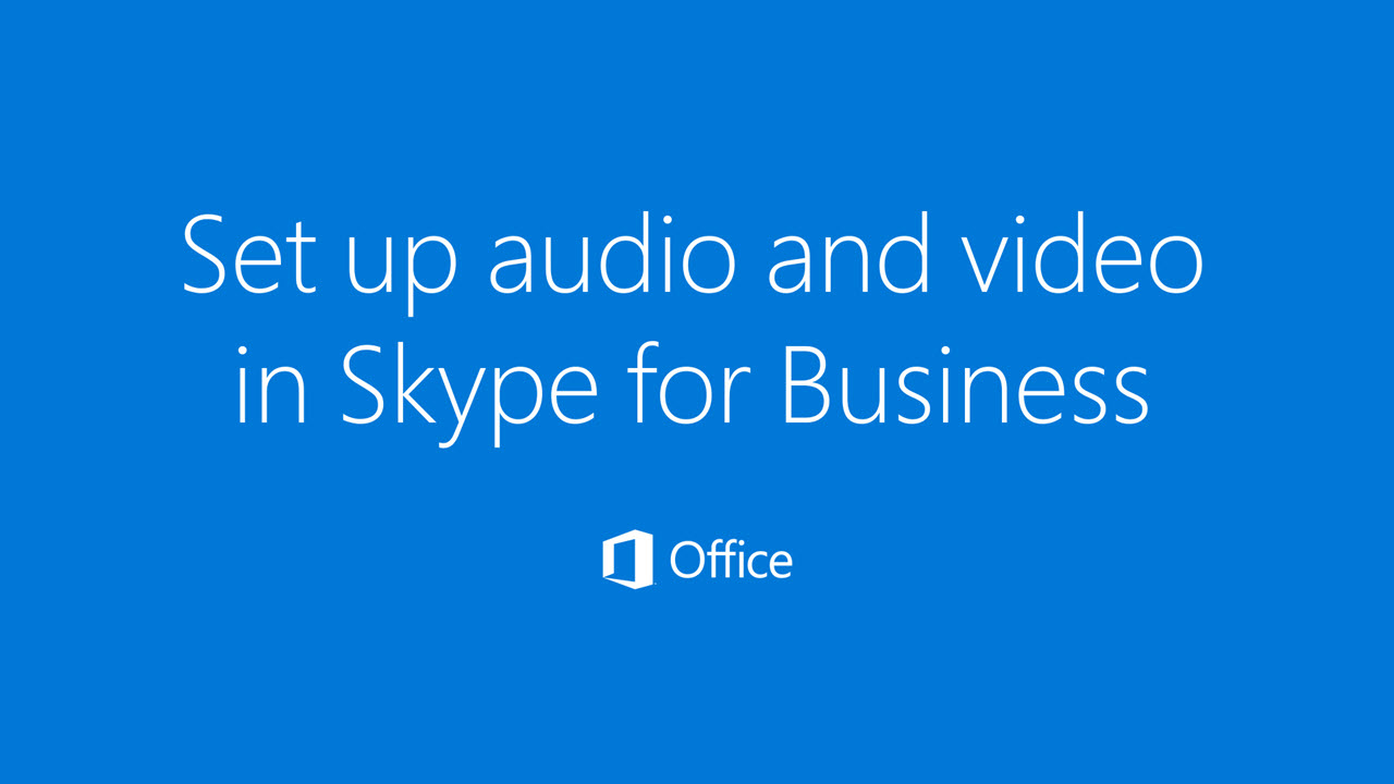 Настройка параметров звуковых устройств в Skype для бизнеса - Служба поддержки Майкрософт