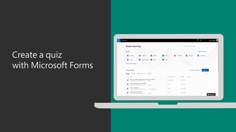 Create A Quiz With Microsoft Forms - Microsoft Support