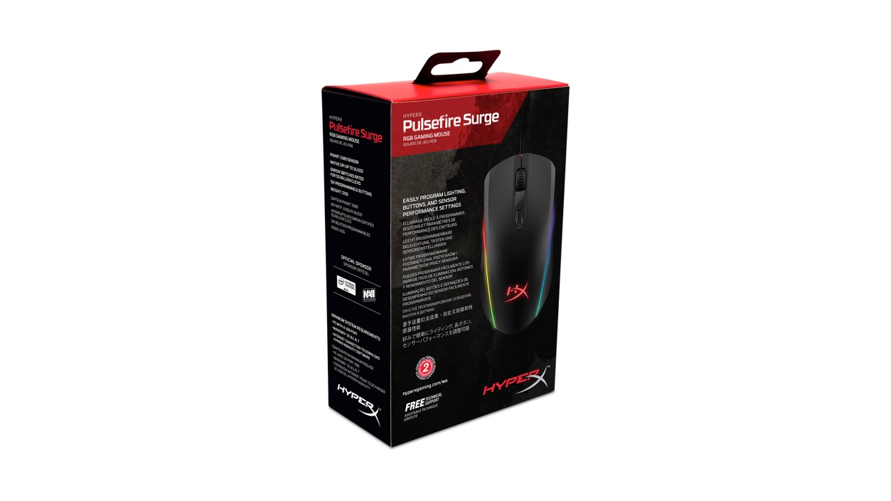 Buy Kingston HyperX Pulsefire Microsoft Gaming Mouse Surge Store - RGB
