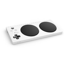 Front angled view of the Xbox Adaptive Controller