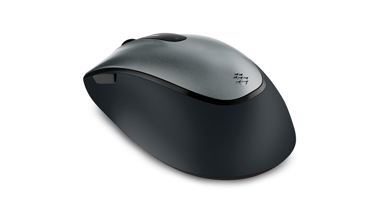 Rear angled view of the Microsoft Comfort Mouse 4500.
