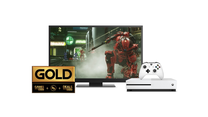 Xbox Gold with Xbox One S console