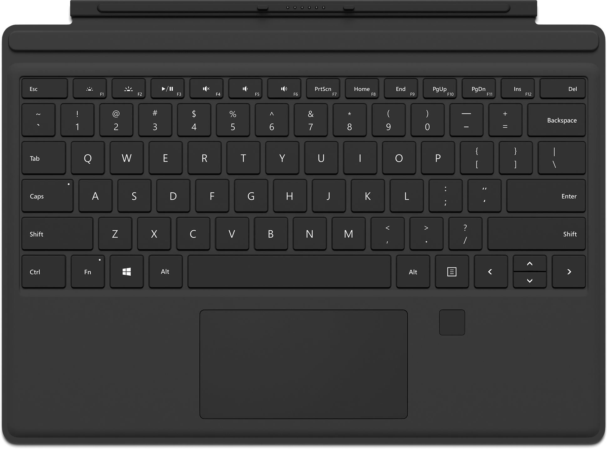 Surface Pro 4 Type Cover with Fingerprint ID (Onyx)