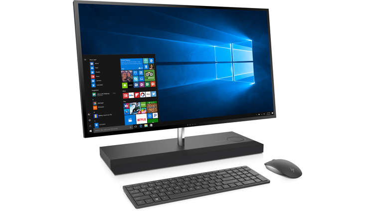 HP ENVY 27-b111 27″ 4K UHD Touchscreen All-in-One Desktop Computer, 7th Gen Core i7, 16GB RAM, 1TB HDD + 256GB SSD