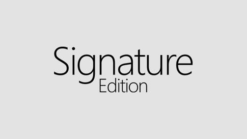 Logo for Signature Edition PC's | Logo PC édition Signature
