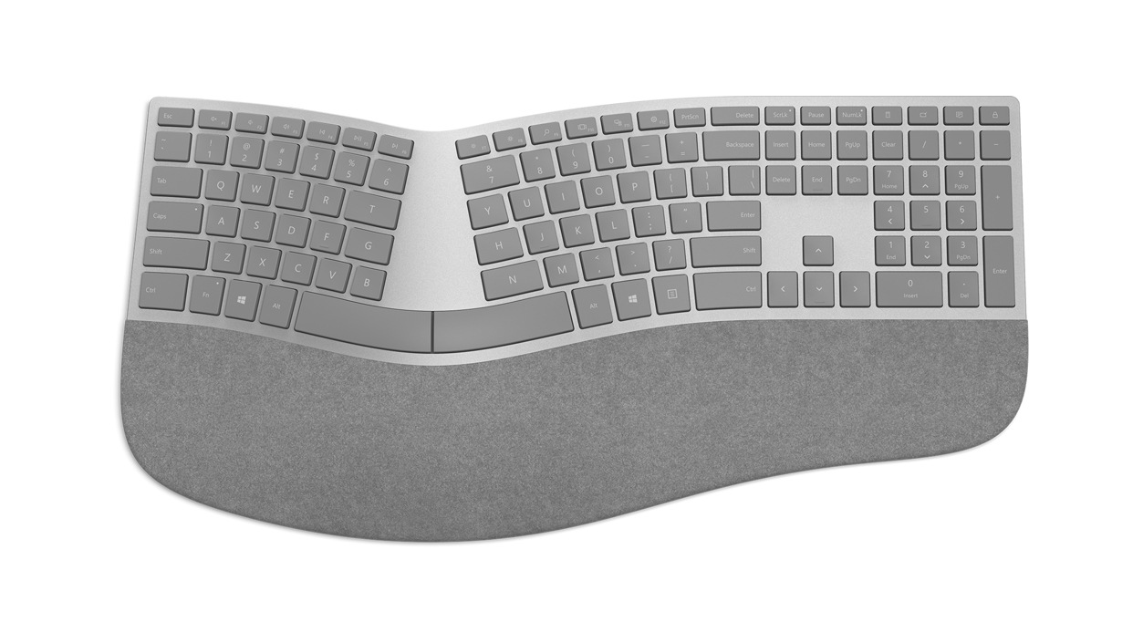 Microsoft Ergonomic Keyboard  Clavier fractionné filaire - Ergo-shop