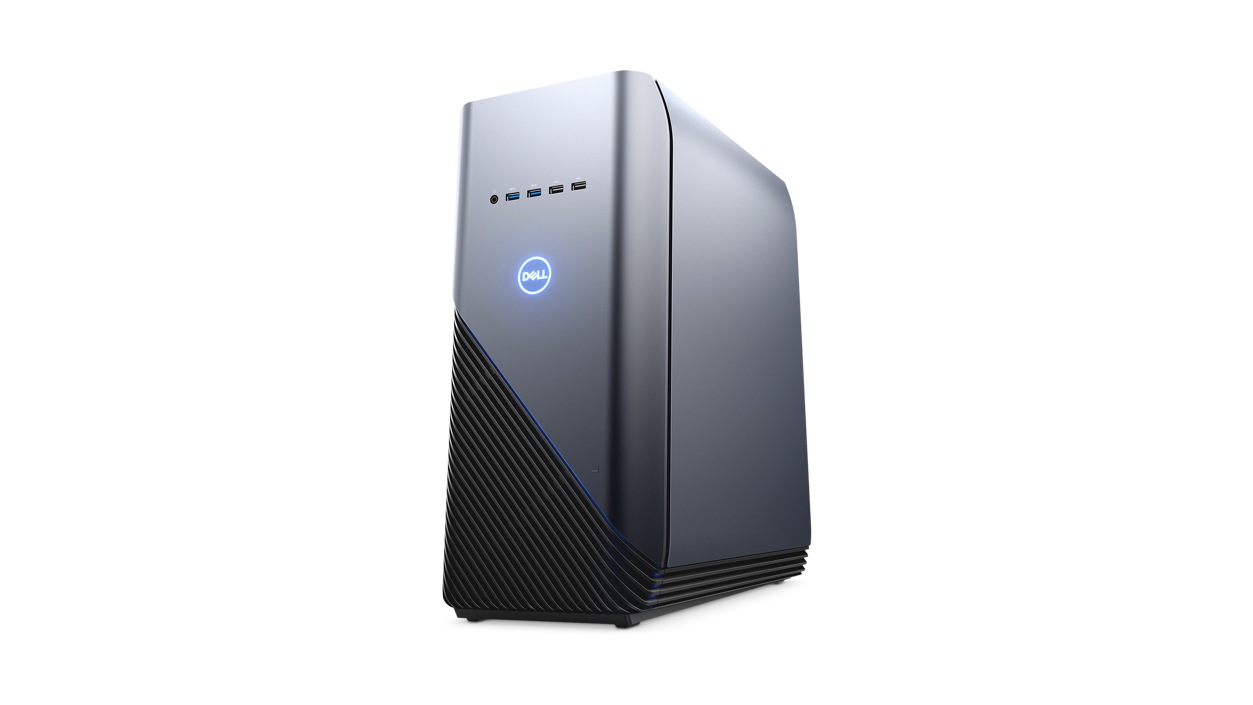 Dell Inspiron Gaming Desktop 5680 left angled view