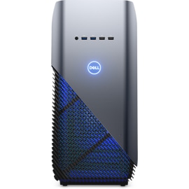 Dell Inspiron Gaming Desktop 5680 frontal view with blue LEDs visible