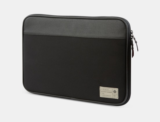Front view of the HEX Surface Book 15-inch Sleeve in black neoprene