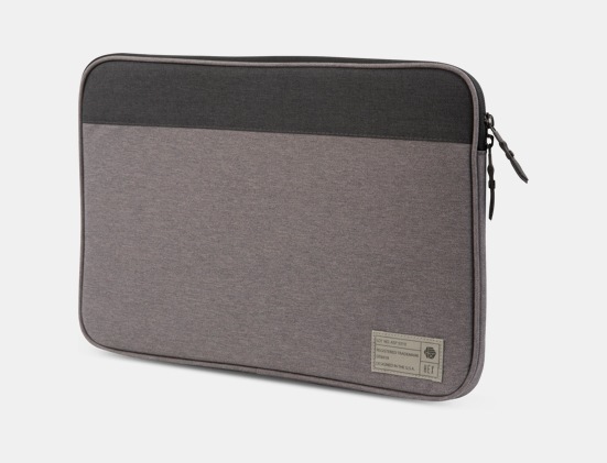 Front view of the HEX Surface Book 15-inch Sleeve in grey