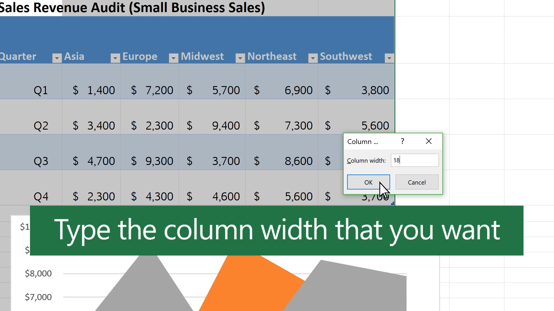 Change The Column Width Or Row Height In Excel Excel