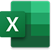Logotipo do Microsoft Excel. 