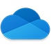 Logotipo de Microsoft OneDrive. 