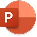 Logo Microsoft PowerPoint.
