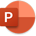 Logotipo de Microsoft PowerPoint. 