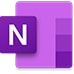 Microsoft OneNote logo.