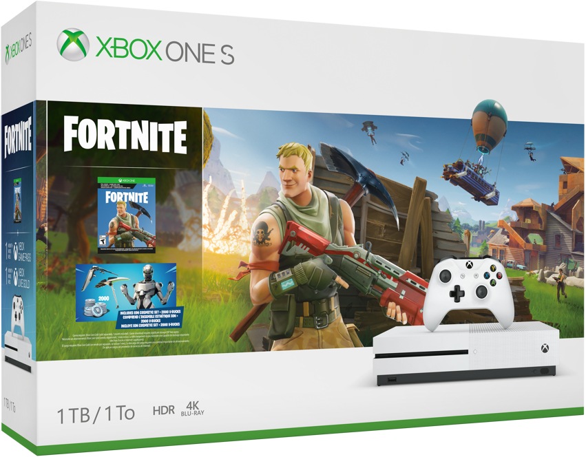 Buy Xbox One S 1tb Console Fortnite Battle Royale Bundle - xbox one s fo!   rtnite bundle box art