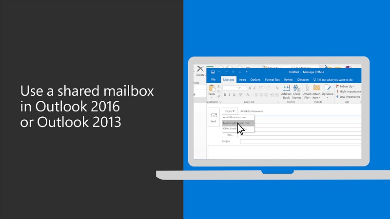 Abrir y usar un buzón compartido en Outlook - Soporte técnico de Microsoft