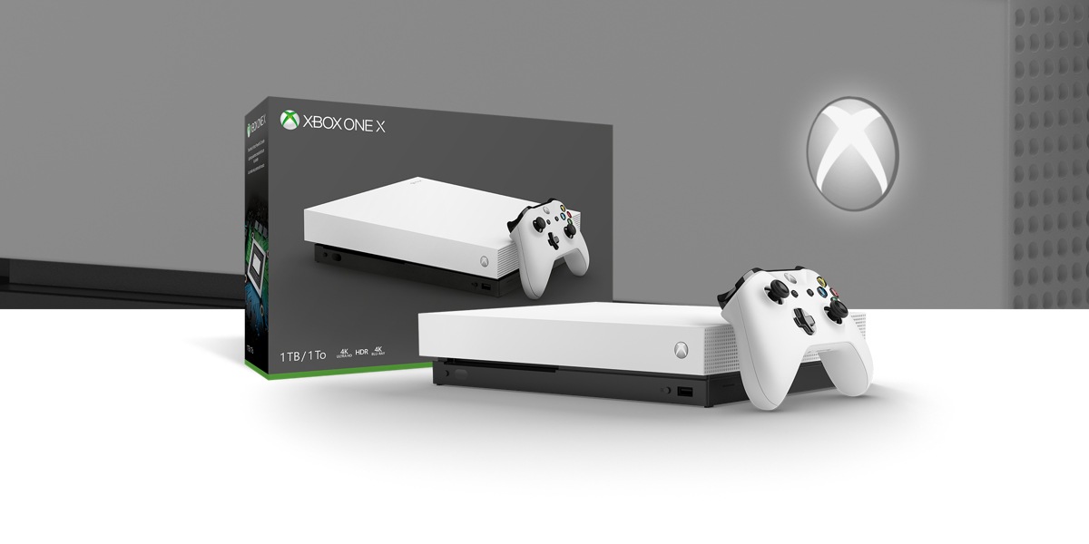 Xbox One X Robot White 1TB Console - Free Second ...