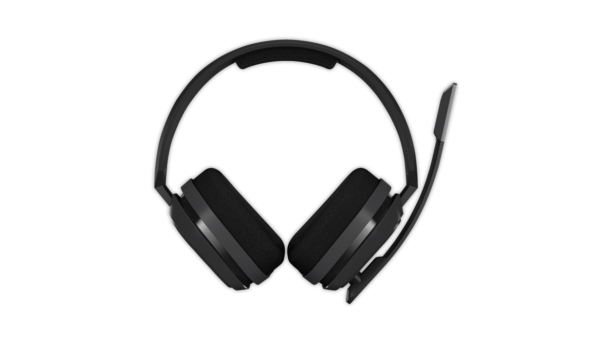 Front view of the Logitech A10 Headset
