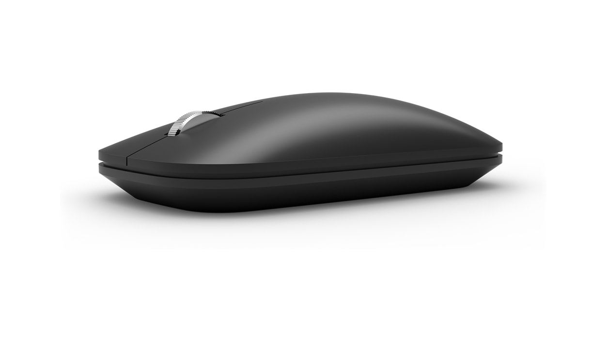 Angled left view of the Surface Mobile Mouse