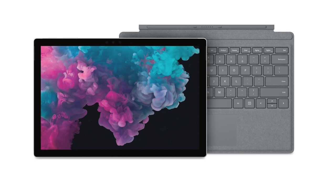 Surface Pro 6 with Platinum Type Cover