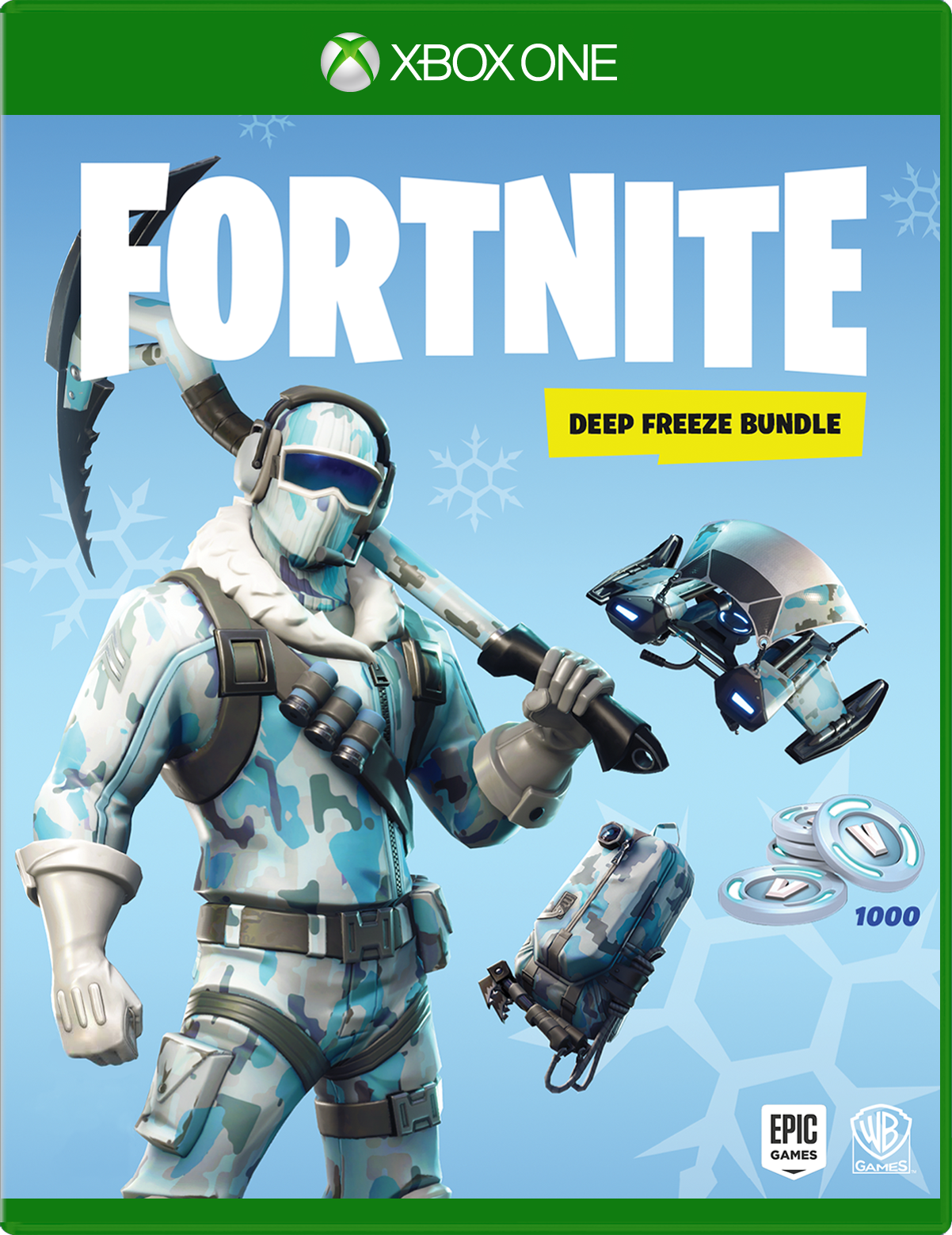 fortnite battle royale deep freeze bundle for xbox one - how to log out in fortnite xbox