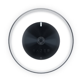 Front view of the Razer Kiyo - Broadcasting Web Camera with Illumination Ring