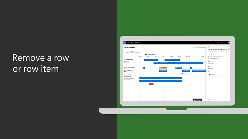 Video Remove a row or row item from a roadmap Microsoft Support