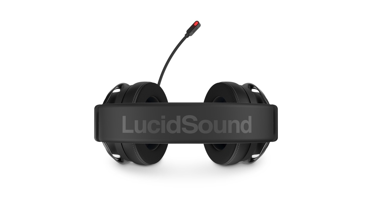 Top view of LucidSound LS35X - Surround Sound Wireless Gaming Headset 