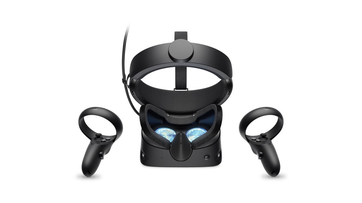 Oculus Rift S with controllers from the top