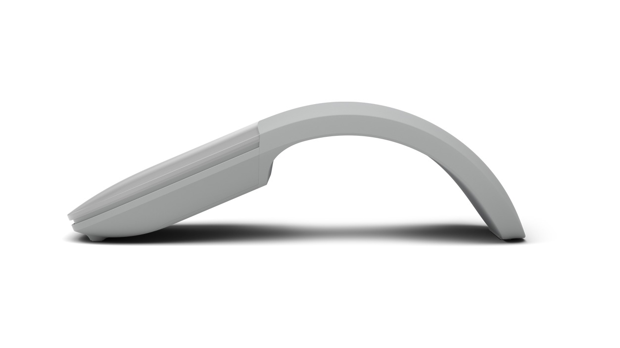 Microsoft Surface Arc Mouse (Light Gray, Bluetooth, Touch) - Microsoft Store | PC-Mäuse