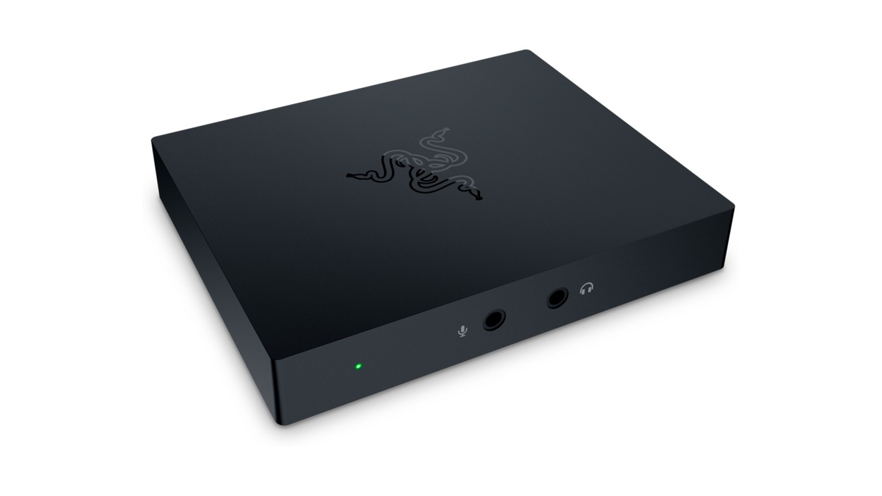Front left view of the Razer Ripsaw HD Game Capture Card