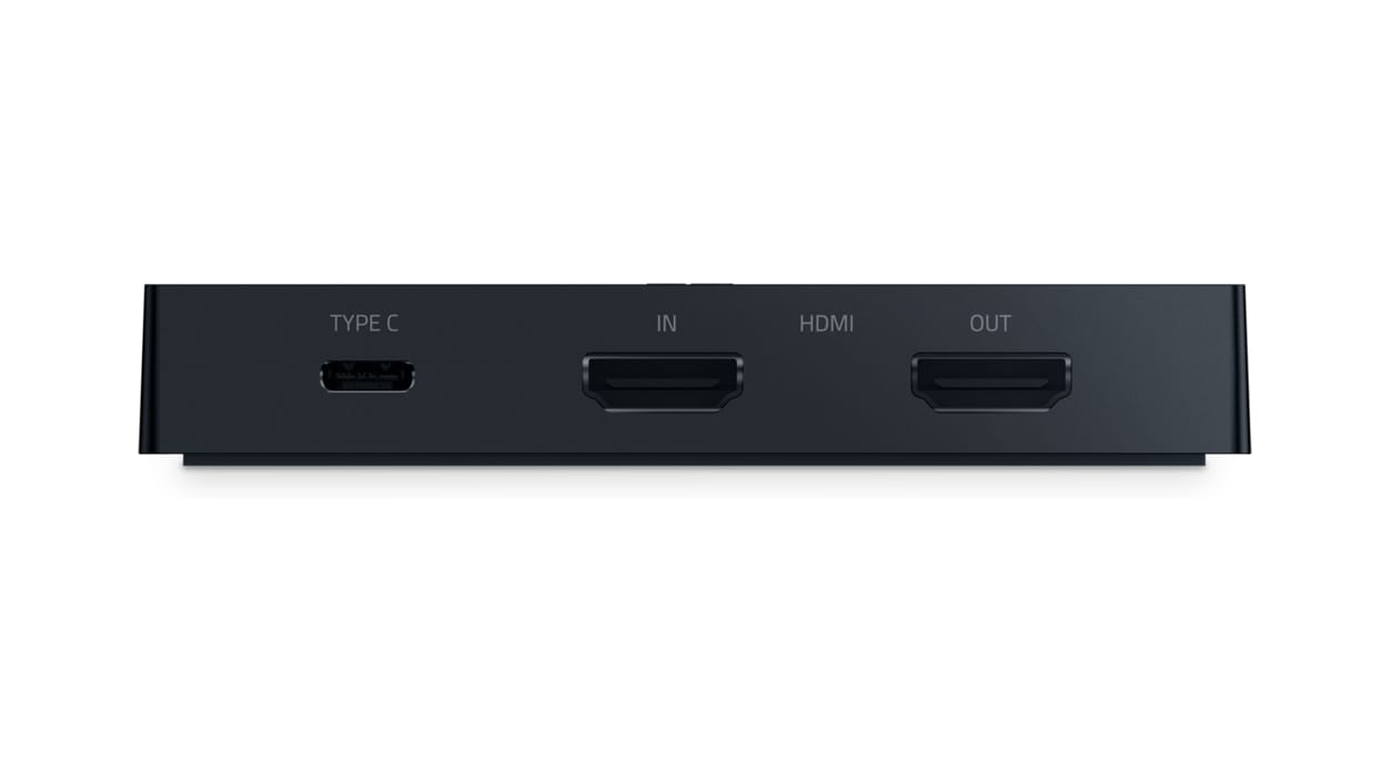 Back view of the Razer Ripsaw HD Game Capture Card