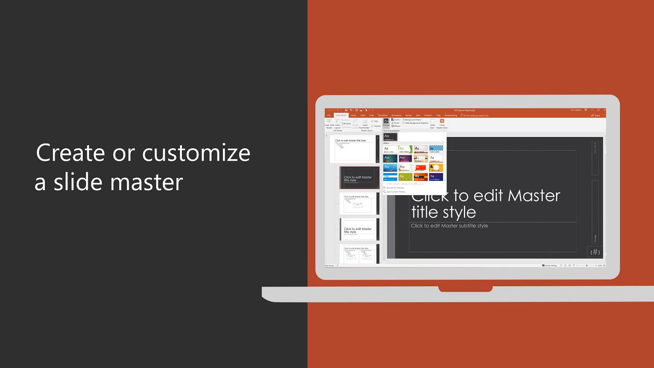 Slide master là gì? Và tại sao nó lại quan trọng đến vậy? Hãy xem hình ảnh liên quan để tìm hiểu cách chỉnh sửa slide master và cải thiện tối đa được thiết kế slide.