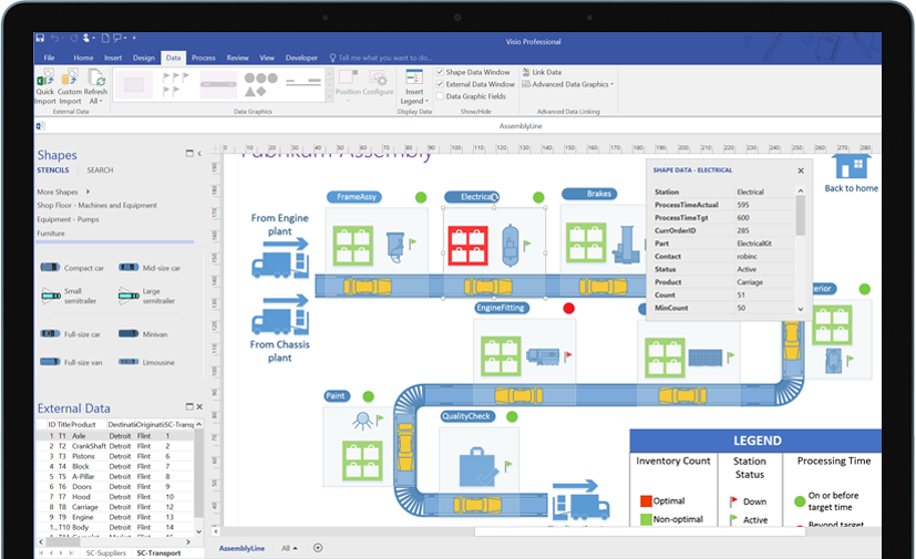 Create professional diagrams