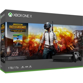 Bundle box with PUBG and Xbox One X