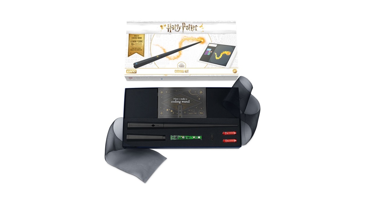 The packaging of the Kano Harry Potter Coding Kit