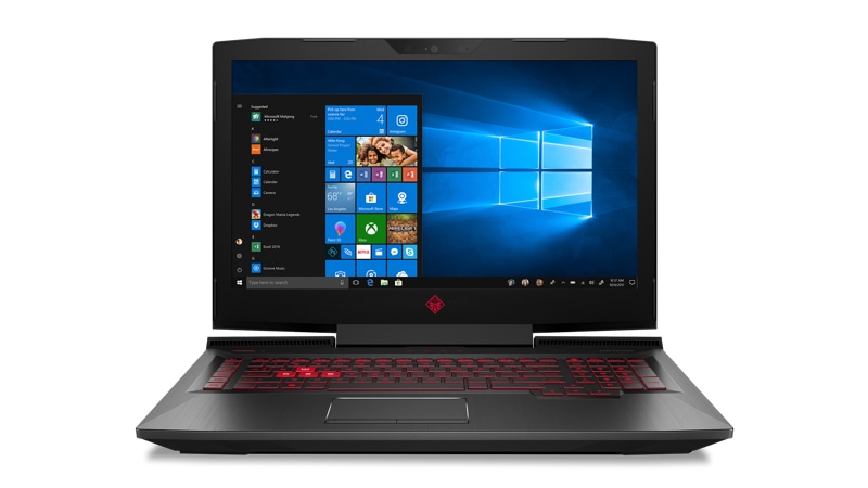 Front view of the HP OMEN Laptop 17